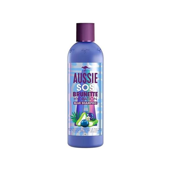 Aussie SOS Brunette Blue Shampoo 290ml