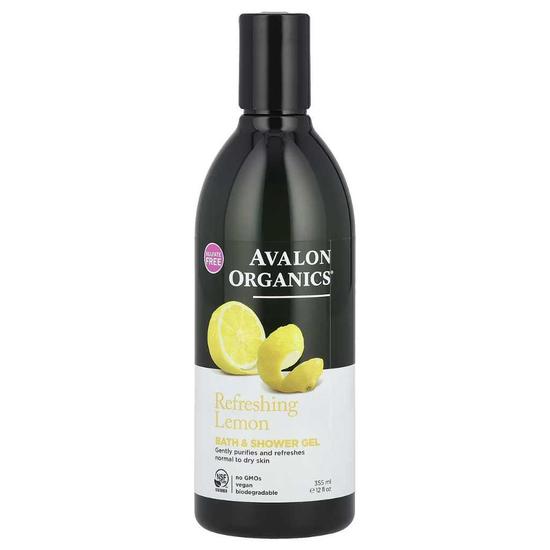 Avalon Organics Lemon Bath & Shower Gel 355ml