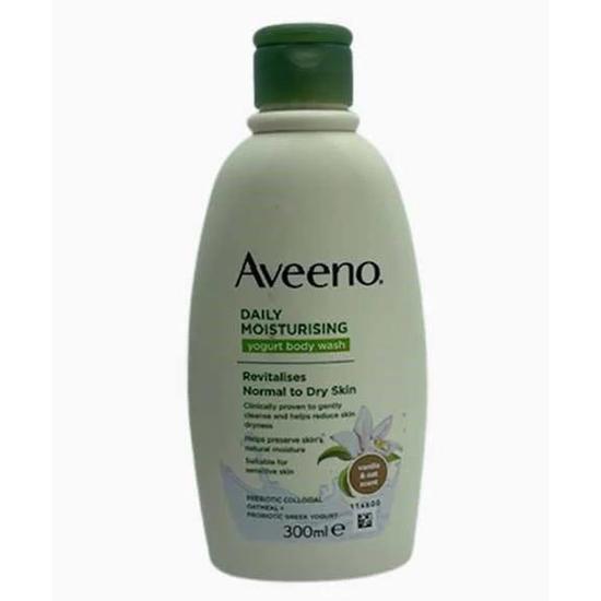 Aveeno Daily Moisturising Vanilla & Oat Scent Yogurt Body Wash 300ml