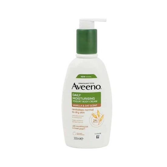 Aveeno Daily Moisturising Yogurt Body Cream With Vanilla & Oat Scent 300ml