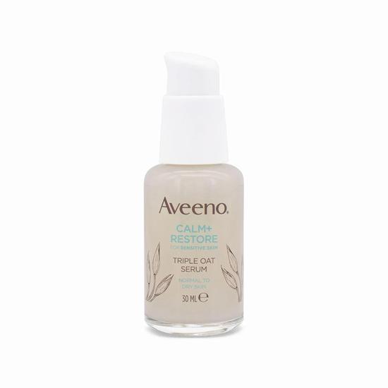 Aveeno Face Calm + Restore Triple Oat Serum Sensitive Skin 30ml (Imperfect Box)