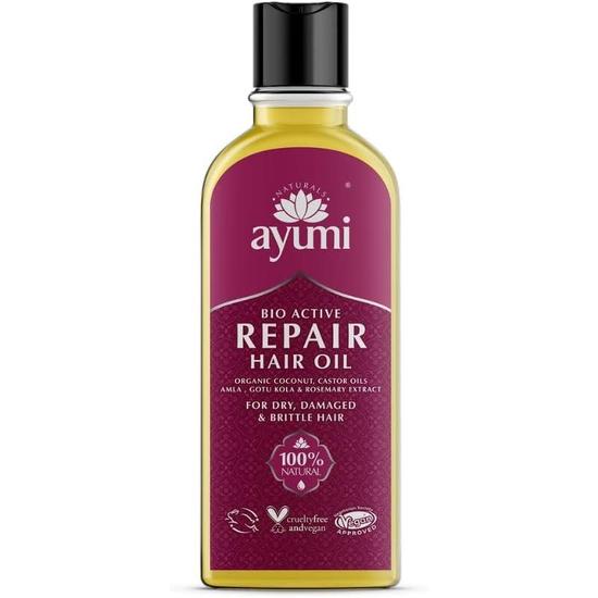 Ayumi Bio Active Repair Hair Oil Rejuvenates Dry Hair Promotes Hair Growth 150ml