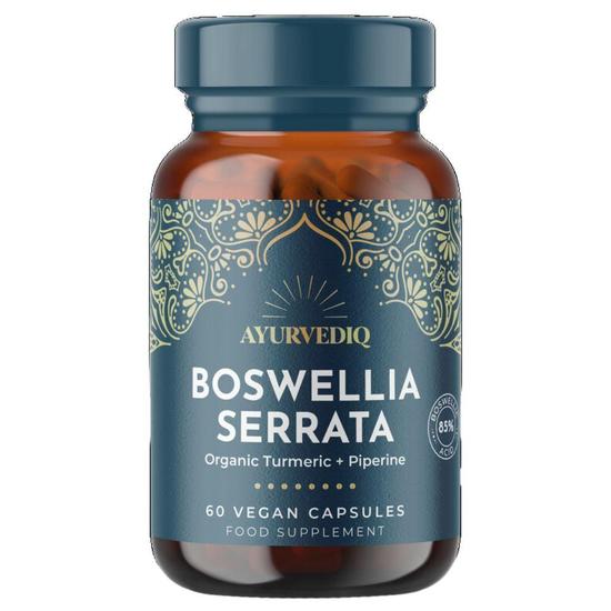 Ayurvediq Wellness Boswellia Serrata With Organic Turmeric & Black Pepper Extract Capsules 60 Capsules