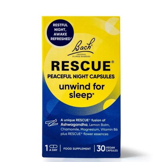 Bach Rescue Peaceful Night Capsules 30 Capsules