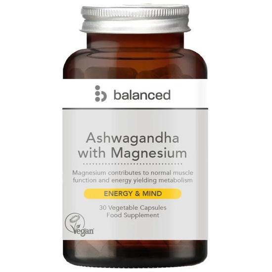 Balanced Ashwagandha With Magnesium Capsules 30 Capsules
