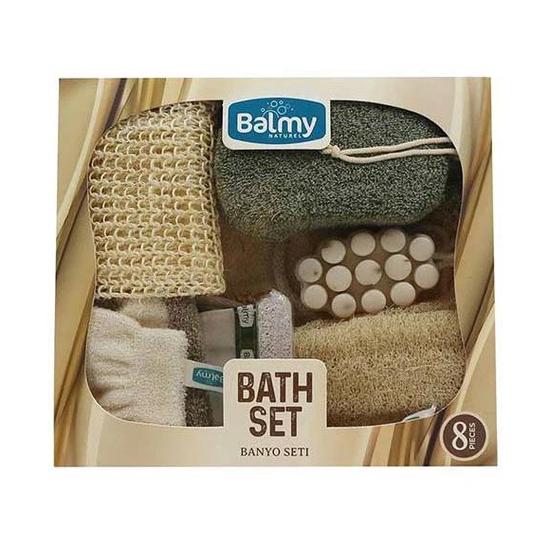 Balmy Naturel Bath Set 8 Pieces