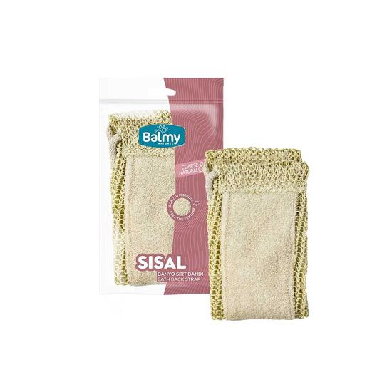 Balmy Naturel Coarse & Natural Sisal Bath Back Strap