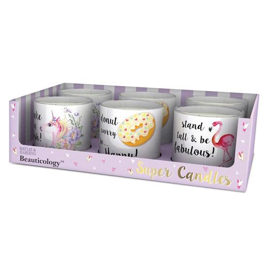 Baylis & Harding Beauticology Assorted 2 Wick Candle Set of 3