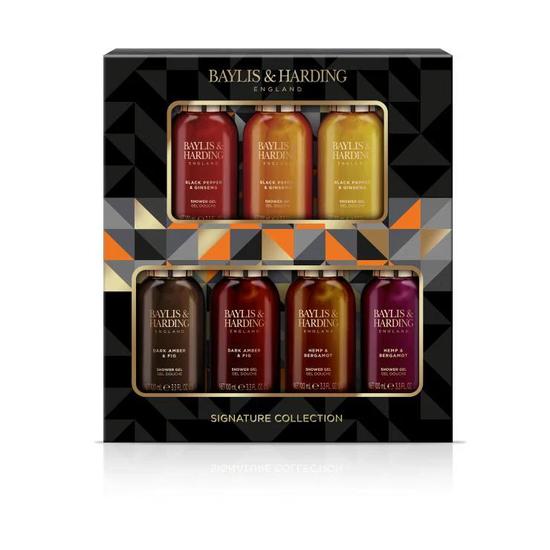 Baylis & Harding Black Pepper & Ginseng Men's Luxury 7 Days Showering Essentials Gift Set