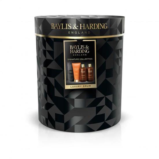 Baylis & Harding Black Pepper & Ginseng Men's Luxury Pamper Drum Gift Set