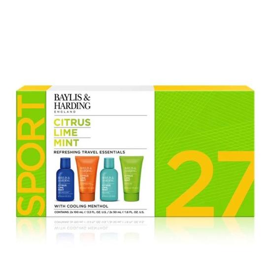 Baylis & Harding Citrus, Lime & Mint Men's Refreshing Travel Essentials Gift Set