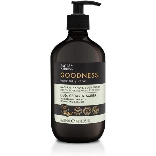 Baylis & Harding Goodness Oud Cedar & Amber Hand & Body Lotion 300ml