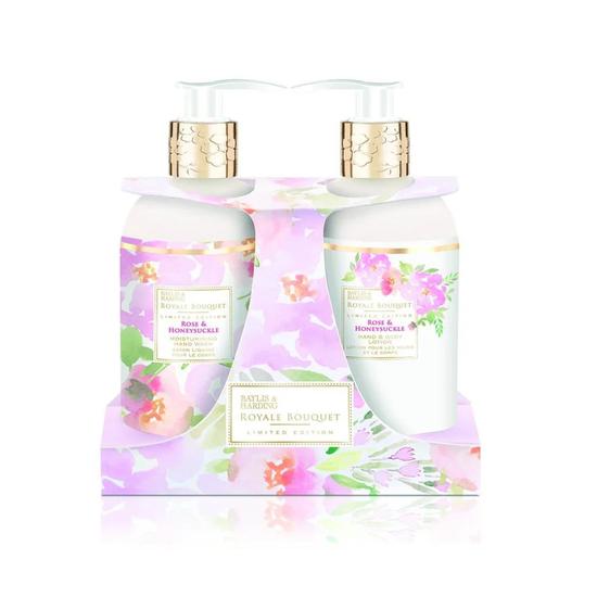 Baylis & Harding Royale Bouquet Rose & Honeysuckle Twinset Shower Gel & Body Lotion