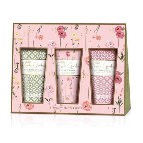 Baylis & Harding Royale Garden Rose, Poppy & Vanilla Luxury Hand Treats Gift Set