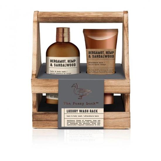 Baylis & Harding The Fuzzy Duck Bergamot, Hemp & Sandalwood Men's Luxury Grooming Duo Gift Set