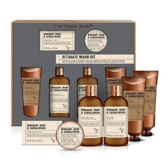 Baylis & Harding The Fuzzy Duck Bergamot, Hemp & Sandalwood Men's Luxury Grooming Gift Set