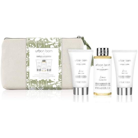 Baylis & Harding Urban Barn Lime, Basil & Mint Cosmetic Wash Bag Gift Set