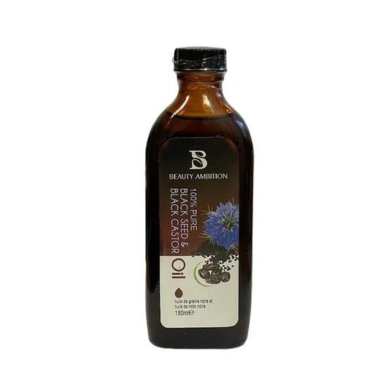 Beauty Ambition 100 Percent Pure Black Seed & Black Castor Oil 150ml