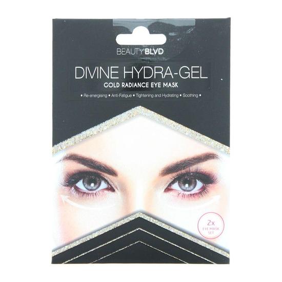 Beauty Blvd Divine Hydra-Gel Gold Radiance Eye Mask 2ml x 2