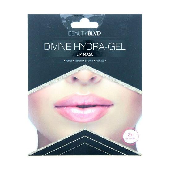 Beauty Blvd Divine Hydra-Gel Gold Radiance Lip Mask 2ml x 2