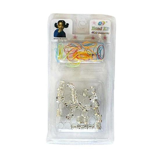 Beauty Collection Bead Kit Hair Accessories RS365SIL Silver