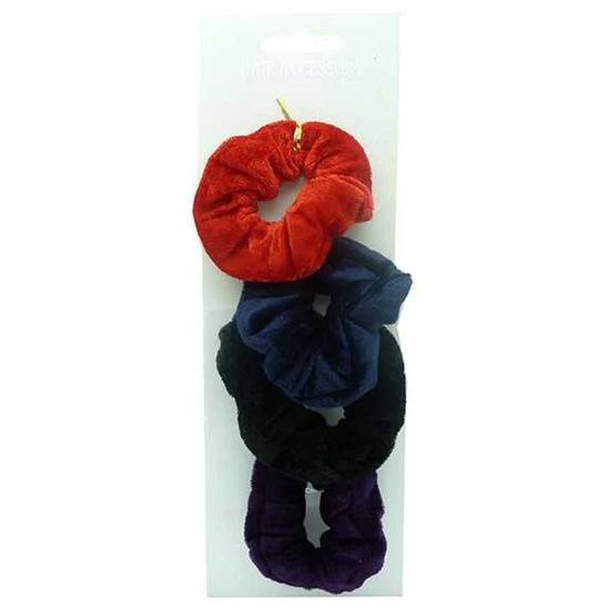 Beauty Collection Hair Accessory Ponytail Velvet Scrunchie RS25D Mix