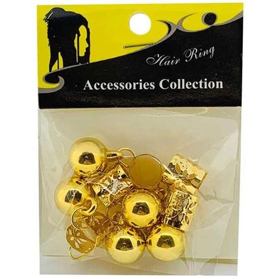 Beauty Collection Hair Ring Accessories Collection 60403 Gold