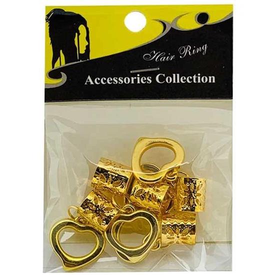 Beauty Collection Hair Ring Accessories Collection 61006 Gold