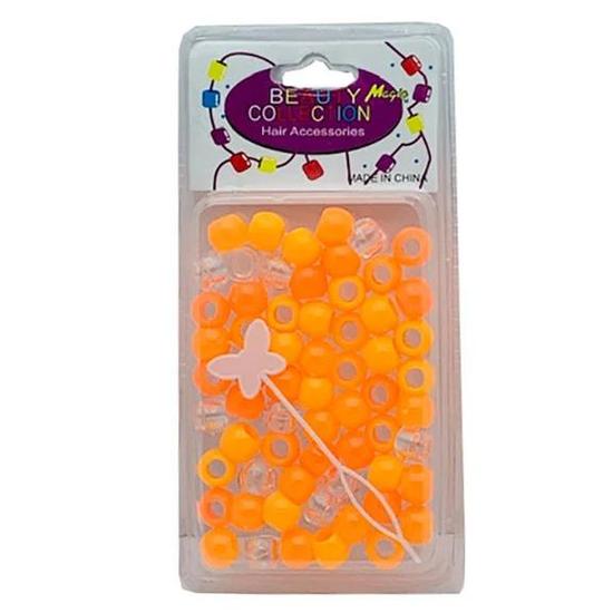 Beauty Collection Magic Hair Beads Orange Small Pack