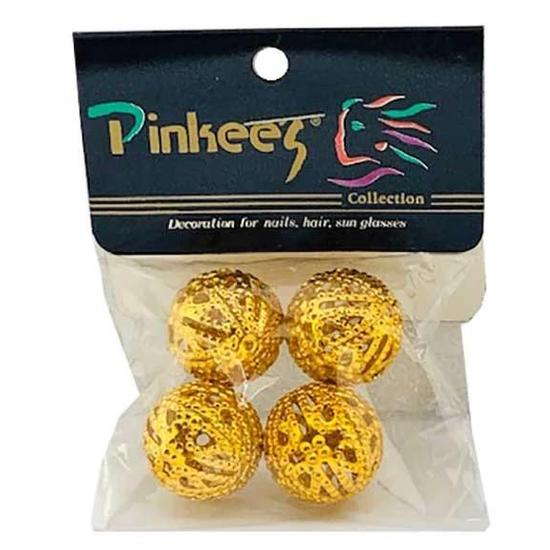 Beauty Collection Pinkes Fashion Accessories Hair Beads Medium / Golden