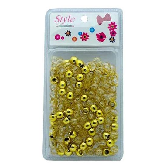 Beauty Collection Style Collection Hair Beads BD008 Gold Large