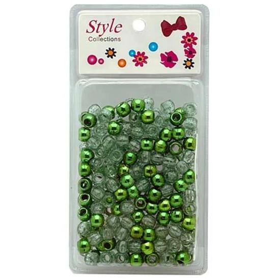 Beauty Collection Style Collection Hair Beads BD008 Green Large