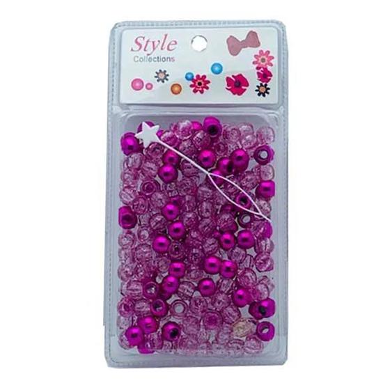 Beauty Collection Style Collection Hair Beads BD008 Pink Large