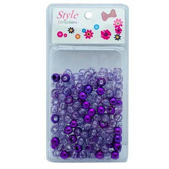 Beauty Collection Style Collection Hair Beads BD008 Purple