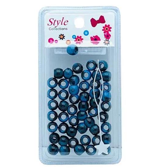 Beauty Collection Style Collection Pattern Beads BD012 Black & Blue