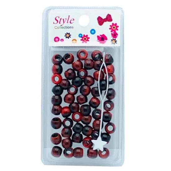 Beauty Collection Style Collection Pattern Beads BD012 Black & Red