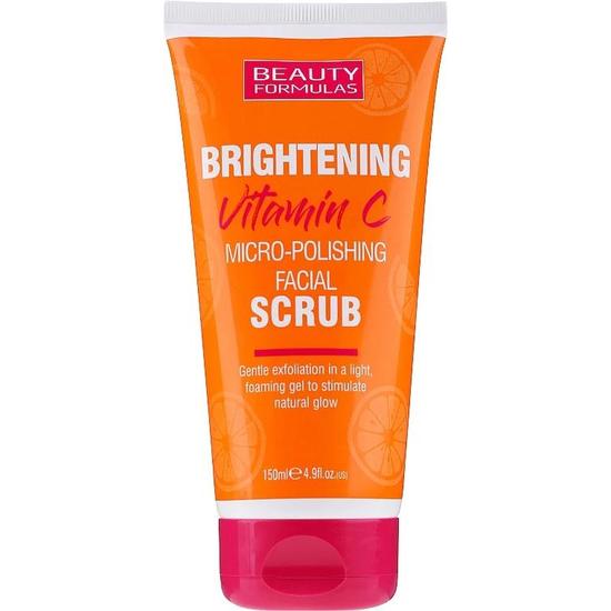 Beauty Formulas Brightening Micro Polishing Facial Scrub With Vitamin C 150ml