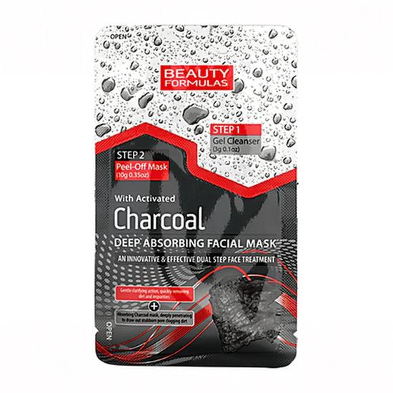 Beauty Formulas Charcoal Activated Deep Absorbing Facial Mask