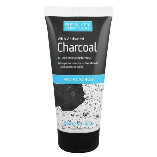 Beauty Formulas Charcoal Activated Facial Scrub 150ml