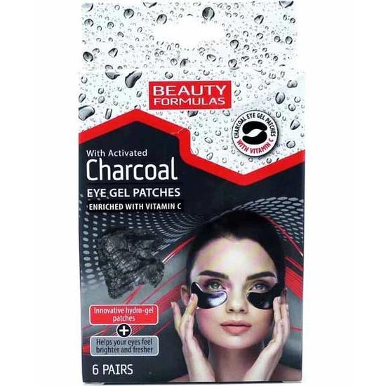 Beauty Formulas Charcoal Eye Gel Patches 6 Pairs