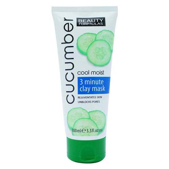 Beauty Formulas Cucumber Cool Moist 3 Min Clay Mask