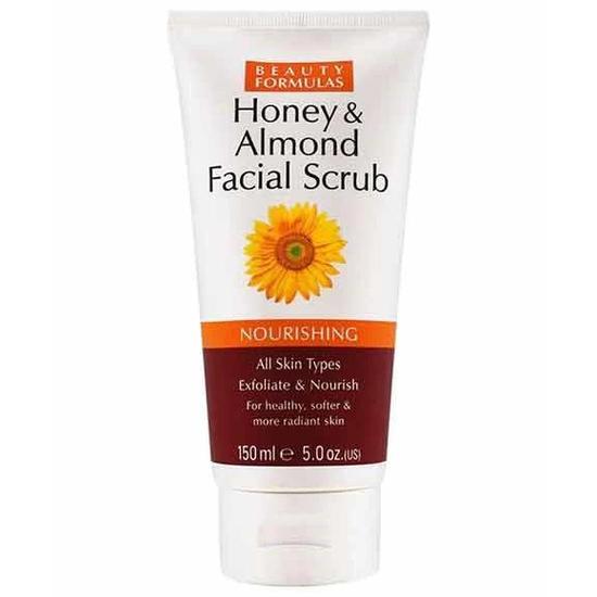 Beauty Formulas Honey & Almond Nourishing Facial Scrub 150ml