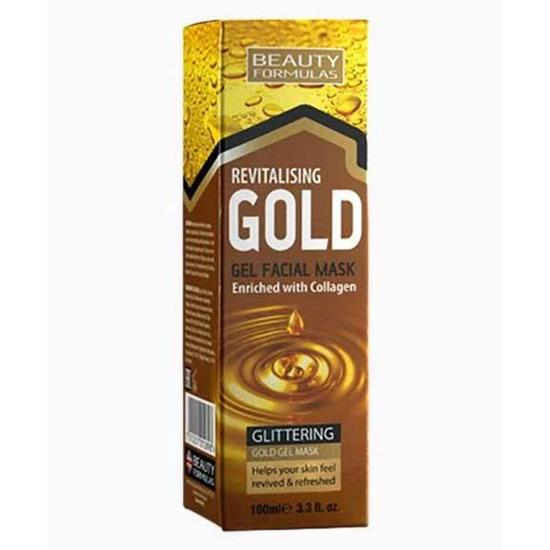 Beauty Formulas Revitalising Gold Gel Facial Mask 100ml