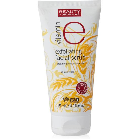 Beauty Formulas Vitamin E Exfoliating Facial Scrub 150ml