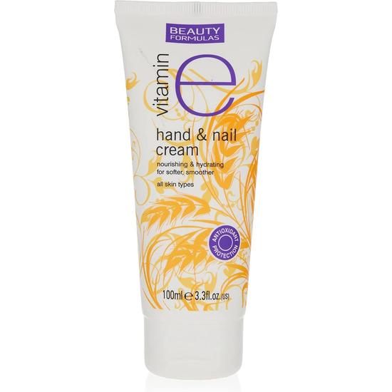 Beauty Formulas Vitamin E Hand & Nail Cream 100ml