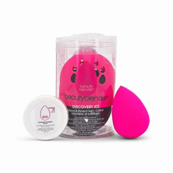 beautyblender Discovery Kit Sponge, Cleaner & Case Imperfect Box