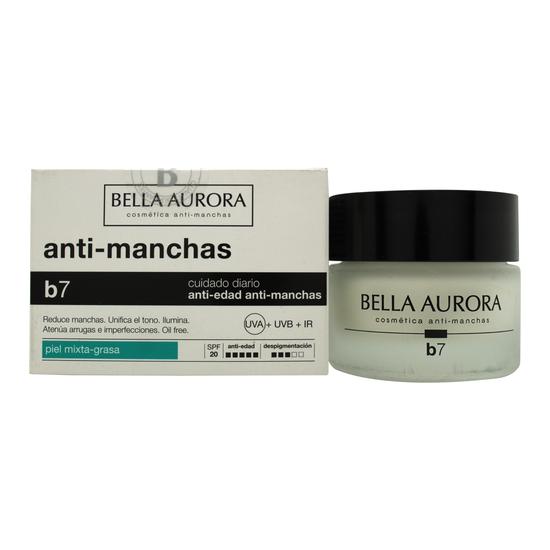 Bella Aurora B7 Anti-Ageing & Anti-Dark Spots Face Cream SPF 15 Combination To Oily Skin 50ml