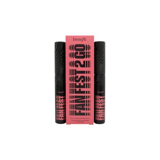 Benefit Fan Fest Fanning & Volumising Mascara Duo Set Fanfest Volumising Black Mascara 2x 8.5g