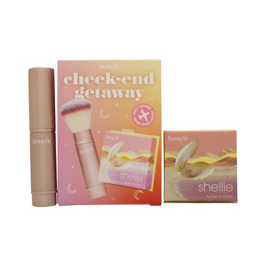 Benefit Shellie Blush Cheek-End Getaway Set Shellie Blush + Multitasking Brush 6g