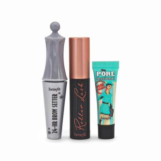 Benefit Travel Size Eyes Brows & Face Roller Lash Mini 3 Piece Set Missing Box